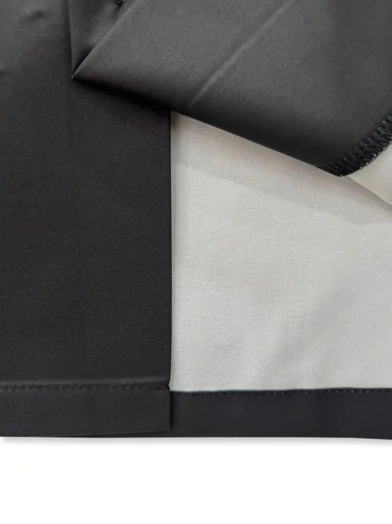 Men's Elegant Vintage Black Floral Print Shirt