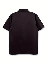 Men's Casual Dark Elements Abstract Shirt