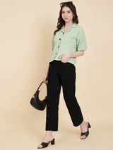 Pista Sugarcane Popcorn Textured Shirt