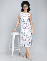 Blossom Elegance Midi Dress