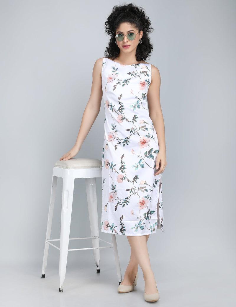 Blossom Elegance Midi Dress