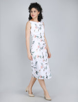 Blossom Elegance Midi Dress