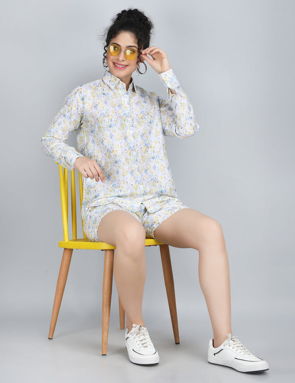 Blossom Breeze Linen Co-Ord Set