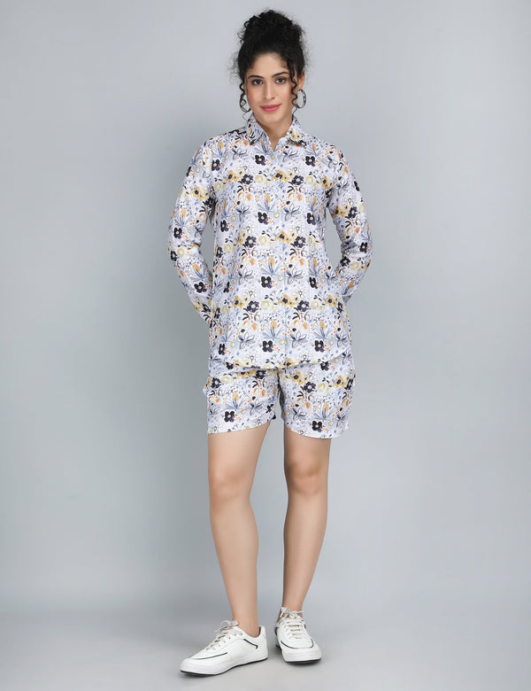 Floral Bliss Linen Co-Ord Set