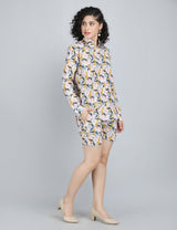Blossom Charm Linen Co-Ord Set
