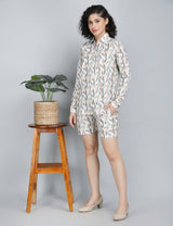 Tropical Breeze Linen Co-Ord Set