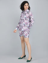 Floral Fantasy Linen Co-Ord Set