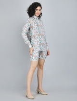 Tropical Vibes Linen Co-Ord Set