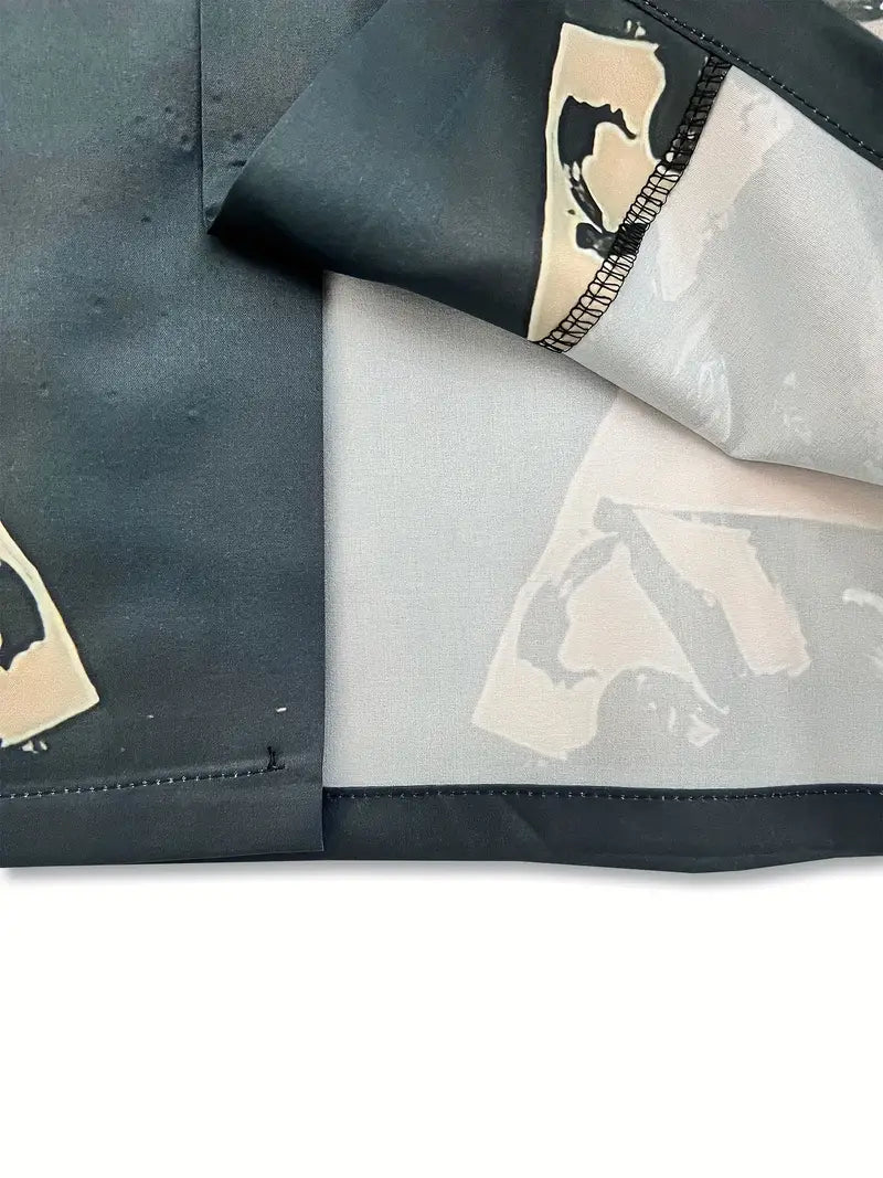 Men's Comfortable Dark Style King Graphic Print Shirt