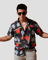 Exotic Floral Prints Shirt