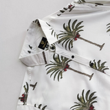 White Coconut Print Shirt