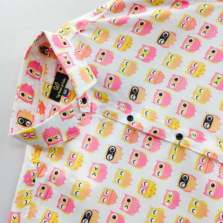 Funky Owl Printed Shirt