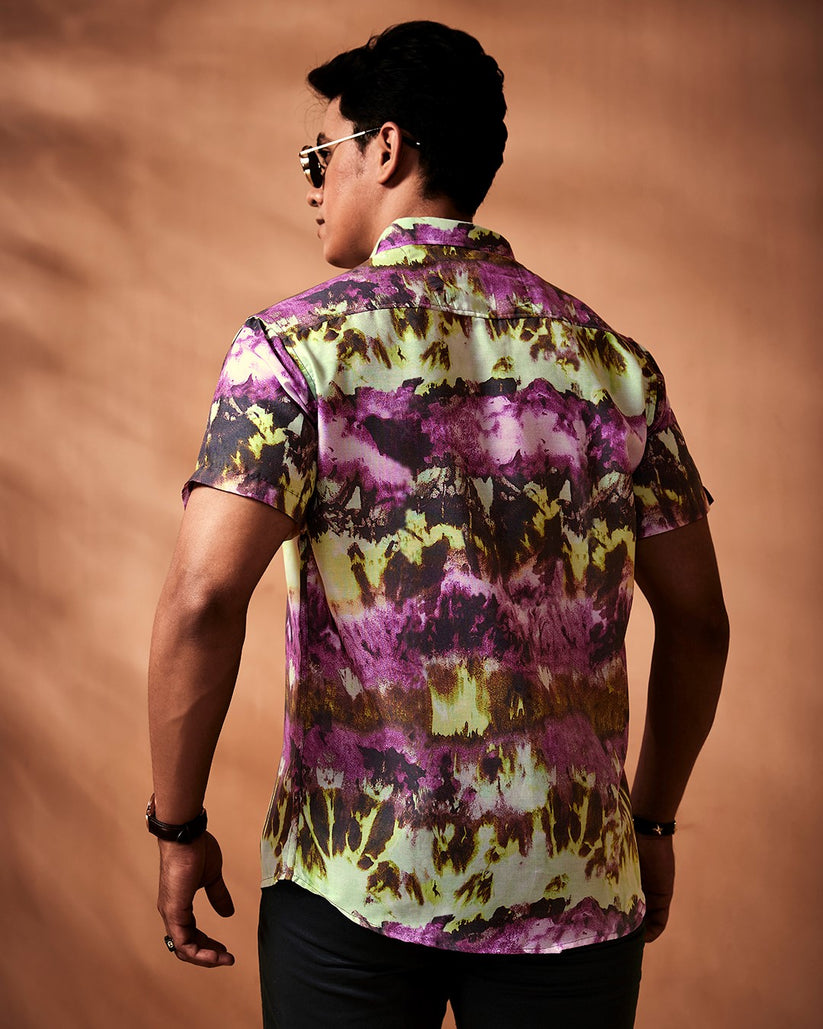 Tie Dye Multicolor Printed Shirt