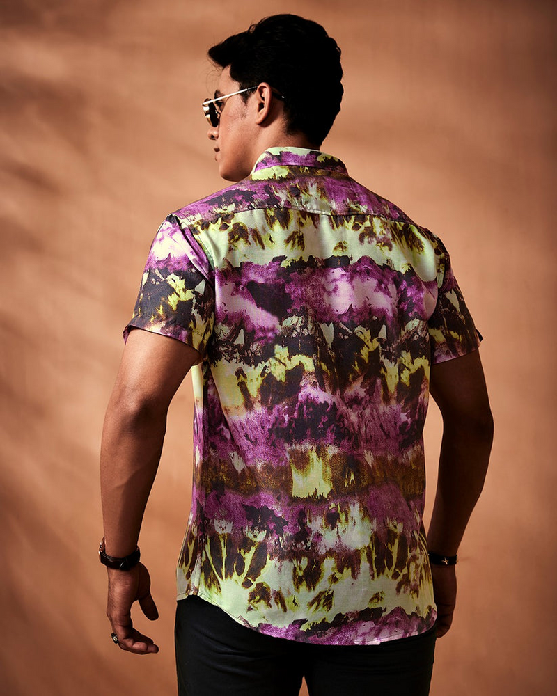 Tie Dye Multicolor Printed Shirt