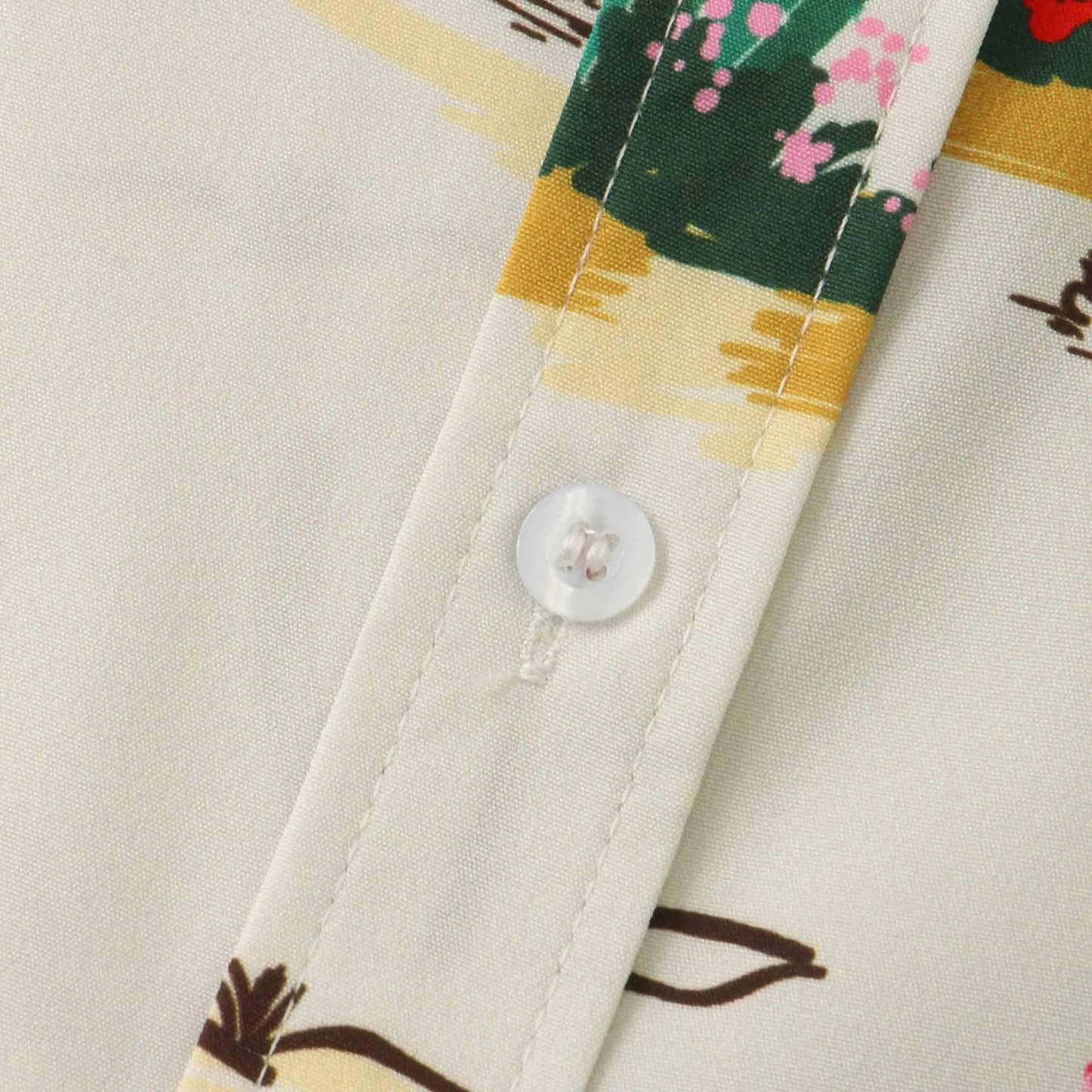 Cactus Printed Short Sleeve Shirt