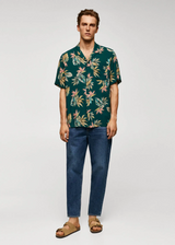 Tropical Printed Casual Shirt