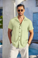 Pista Sugarcane Popcorn Textured Shirt