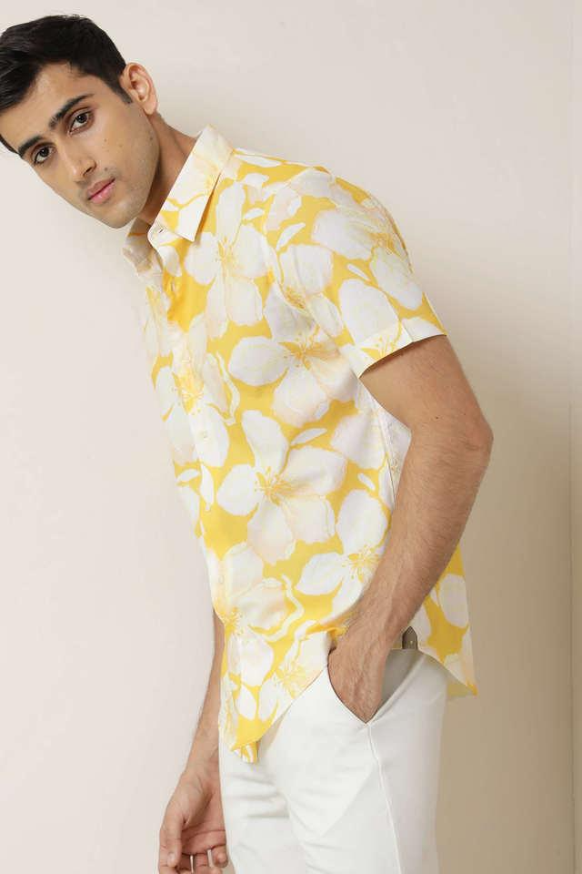 Solid Slim Fit Men's Casual Shirt