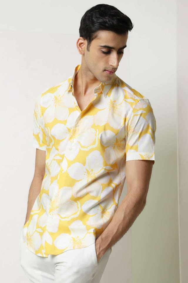 Solid Slim Fit Men's Casual Shirt
