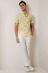 Solid Slim Fit Men's Casual Shirt