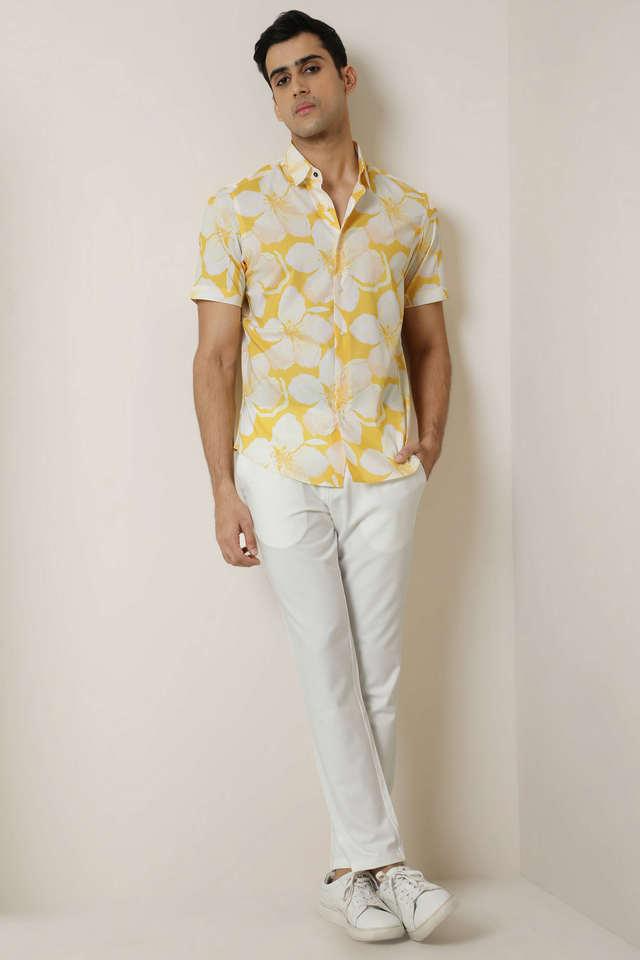 Solid Slim Fit Men's Casual Shirt