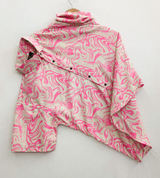 Abstract Print Pink Shirt