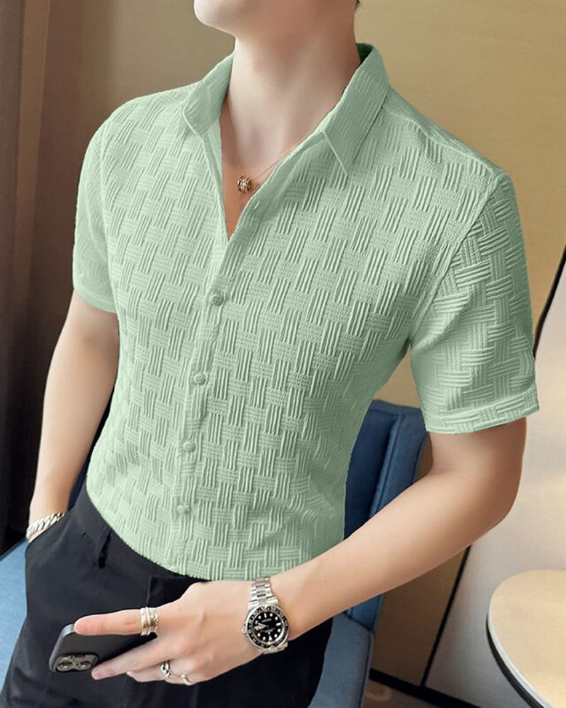 Pista Popcorn Textured Shirt