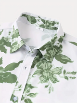 Floral Printed Short Sleeve Shirt