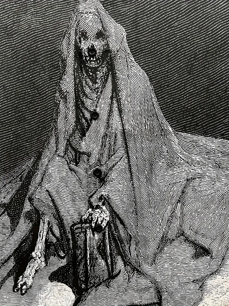 Men's Novelty Skeleton Pattern Print