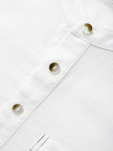 Men's Color Block Half Collar Short Sleeve Buttons Shirts