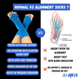 Navy Blue Foot Alignment Socks