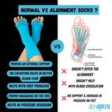 Sky Blue Foot Alignment Socks