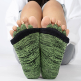 Green Foot Alignment Socks