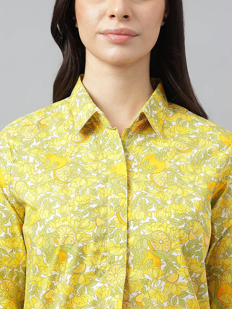 Sunshine Citrus Bloom Shirt