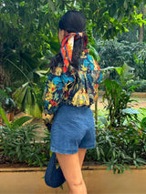 Artisanal Navy Print Shirt