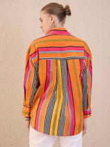Multicolor Striped Cotton Shirt