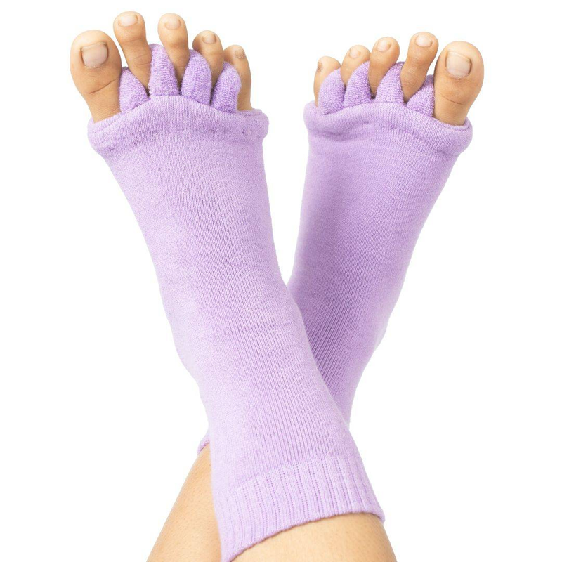 Purple Foot Alignment Socks