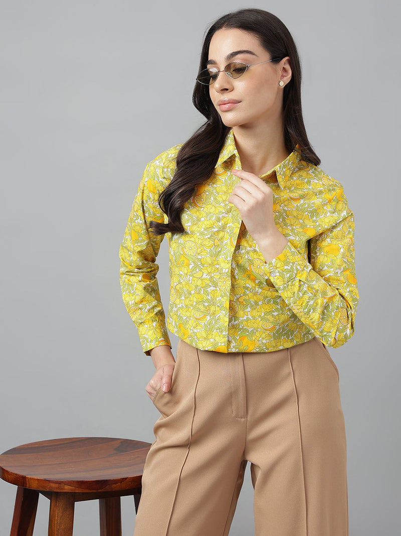 Sunshine Citrus Bloom Shirt