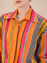 Multicolor Striped Cotton Shirt