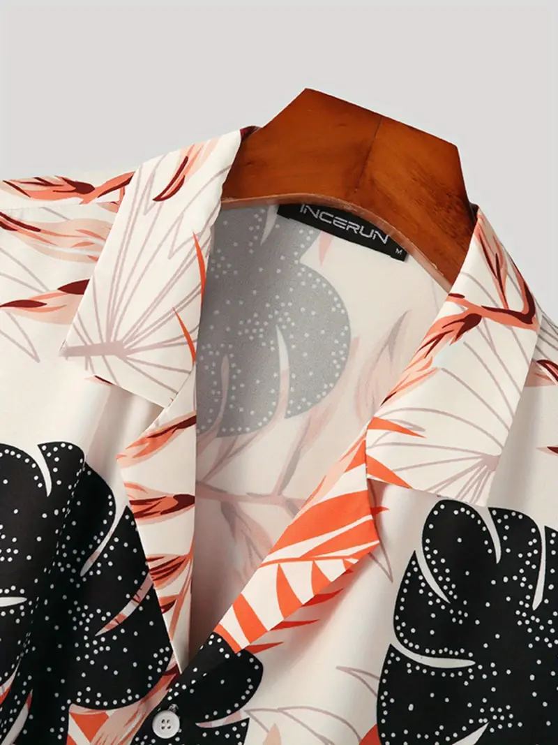 Men Tropical Printed Shirt