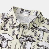 Mushroom Printed Short Sleeve Shirt