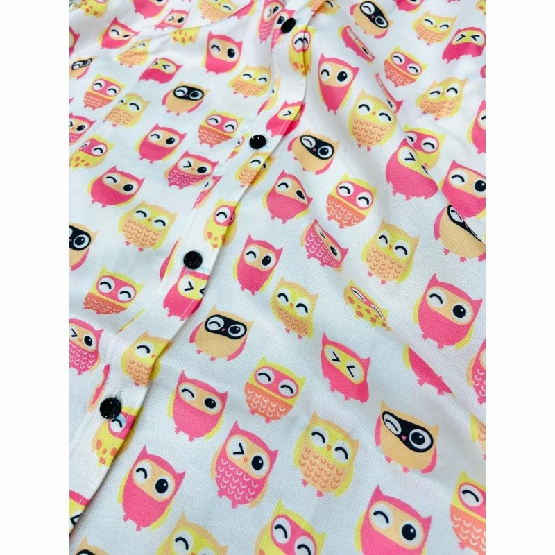 Funky Owl Printed Shirt