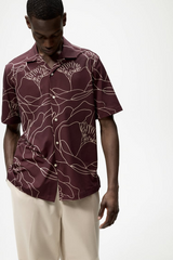 Maroon Printed Shirt